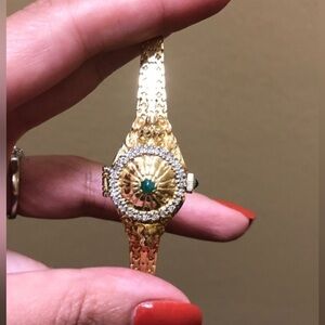 Vintage Igor Carl Faberge' Watch. 14k Gold Fine 17-Jewel Swiss Movement